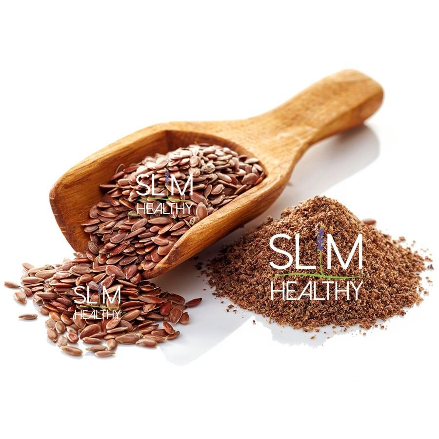 เมล็ดแฟลกซ์ สีน้ำตาล ไม่บด 500 กรัม ออร์แกนิค Organic Brown Flaxseeds แฟล็กซีด เมล็ดflaxseed เมล็ดลินิน เมล็ดแฟลกซ์ซีด ตรา Slim Healthy