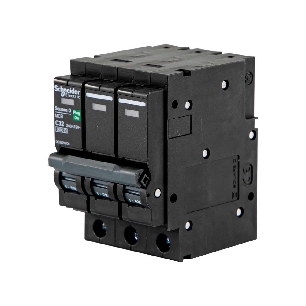 Schneider เซอร์กิตเบรกเกอร์ ลูกย่อย Circuit Breaker 3p 40A-63A ชไนเดอร์ QO340VSC6T -63VSCT รวมVAT ออกบิลใบกำกับภาษีได้