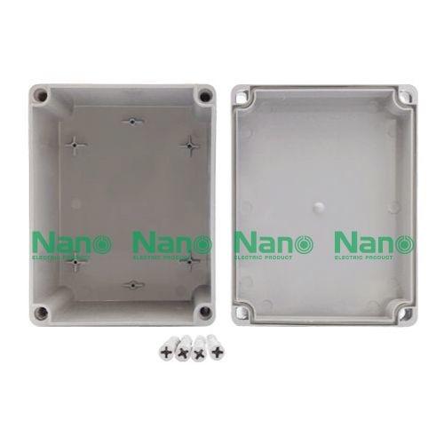 NANO กล่องกันน้ำพลาสติก PVC บ๊อกไฟฟ้า ขนาด 6x8นิ้ว รุ่น NANO-205W 1ใบ ยี่ห้อนาโน สีขาว