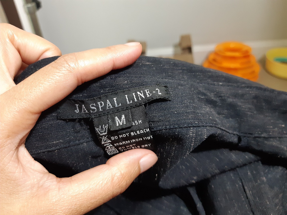 เดรสสีดำ แบรนด์ JASPAL มือสอง