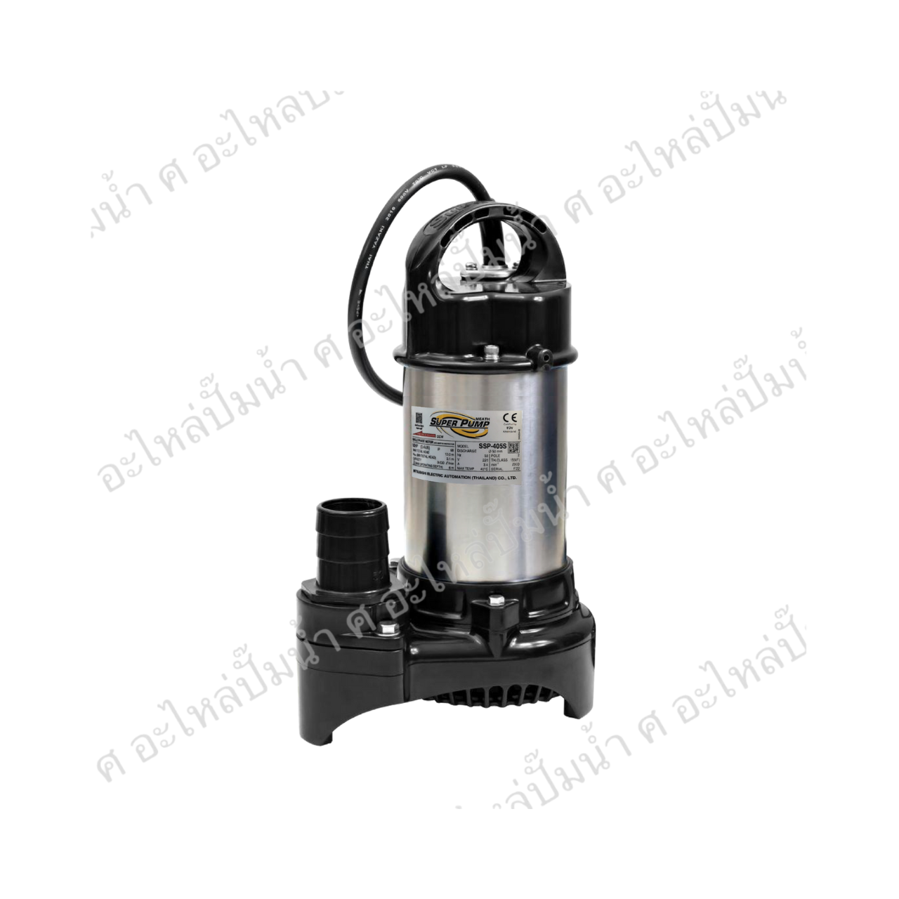 ปั๊มจุ่มดูดน้ำเรือนสเเตนเลสมิตซูบิชิ รุ่น SSP-405S