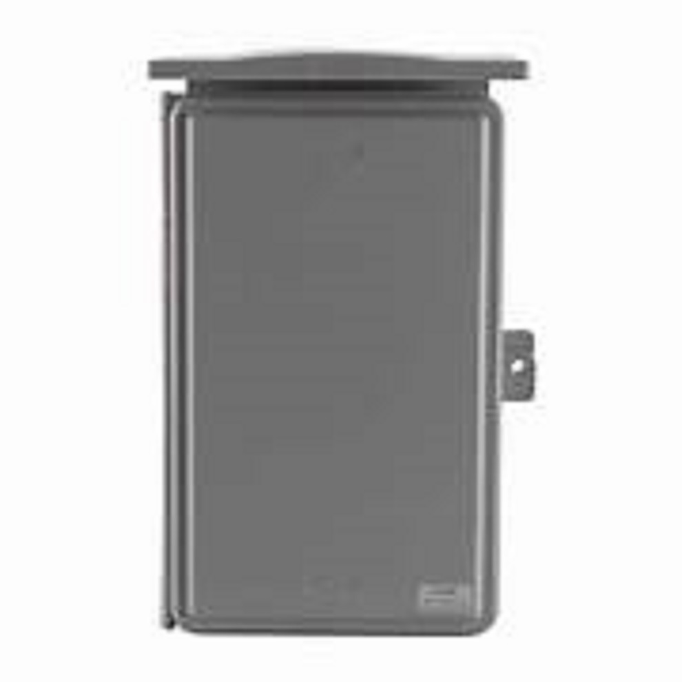 ตู้กันน้ำ ฝาทึบ LEETECH CA712 7x12 นิ้ว รุ่น ABCB สีเทา กันน้ำ กันฝุ่น สีเทา สามารถถอดหลังคาได้