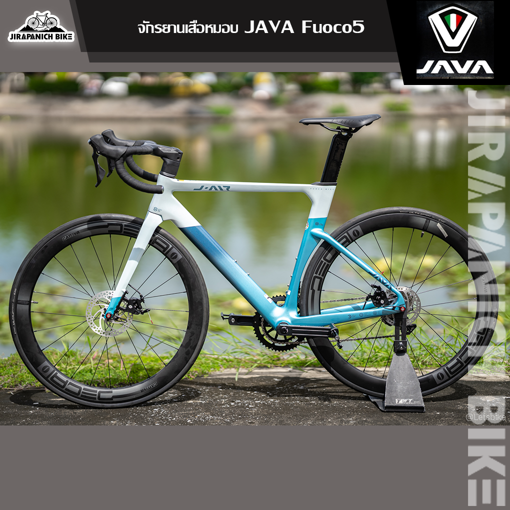 จักรยานเสือหมอบ JAVA รุ่น FUOCO5 Disc Brake (เฟรม FullCarbon,Shimano105 22SP)