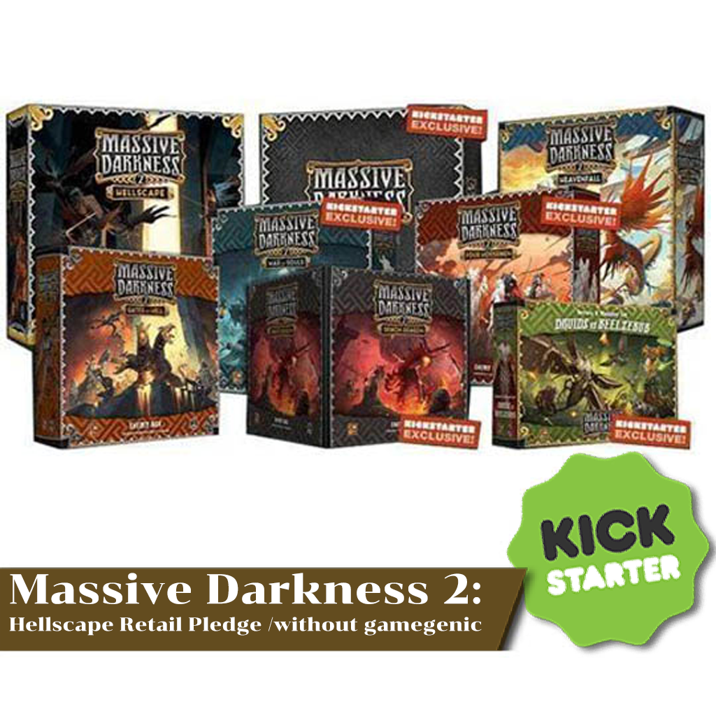 Massive Darkness 2 Hellscape Retail Pledge without gamegenic