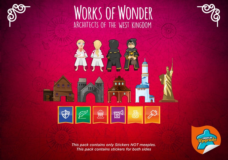Architects of the West Kingdom: Works of Wonder Sticker Upgrade