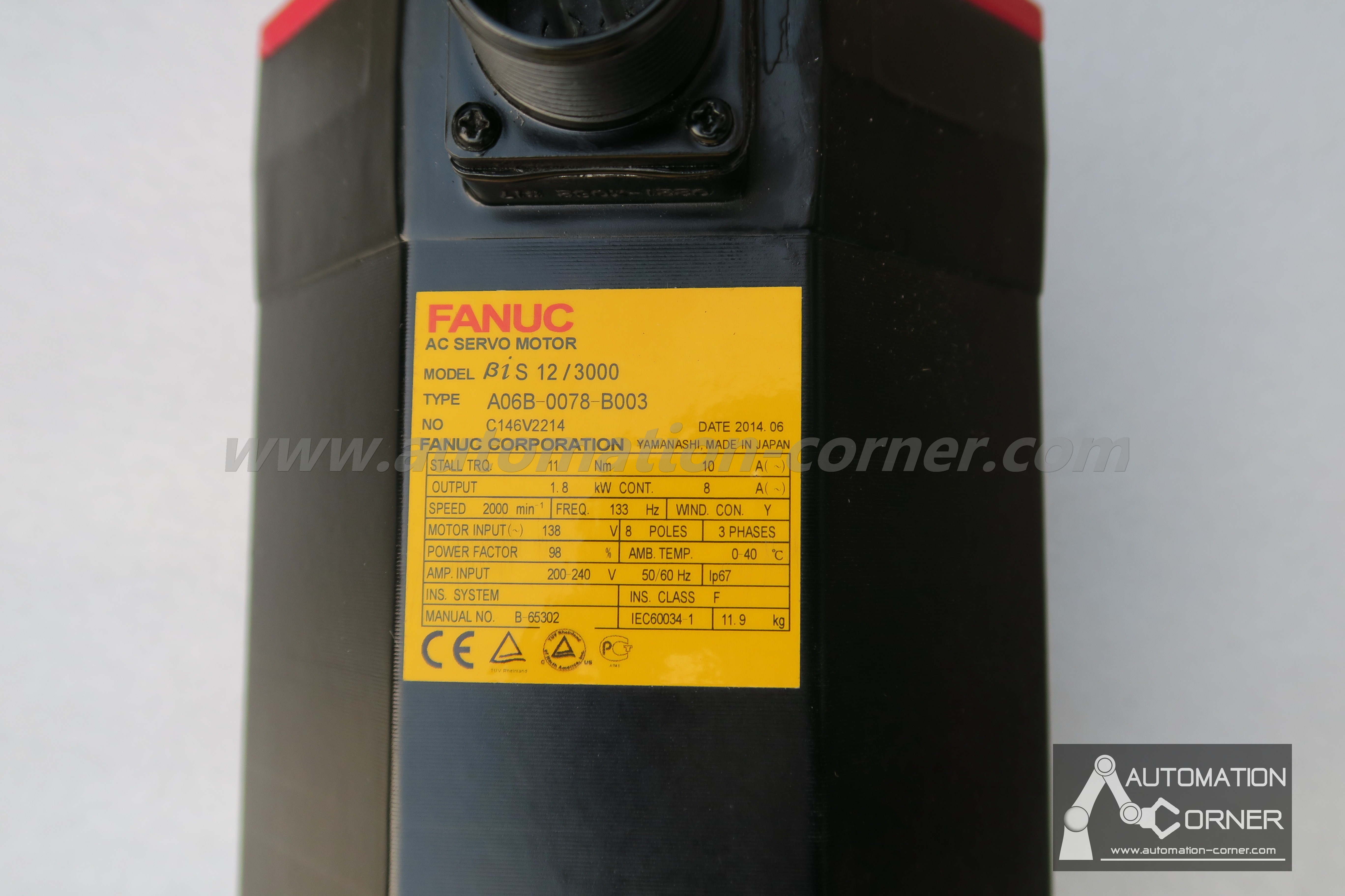 Fanuc servo motor A06B-0078-B003