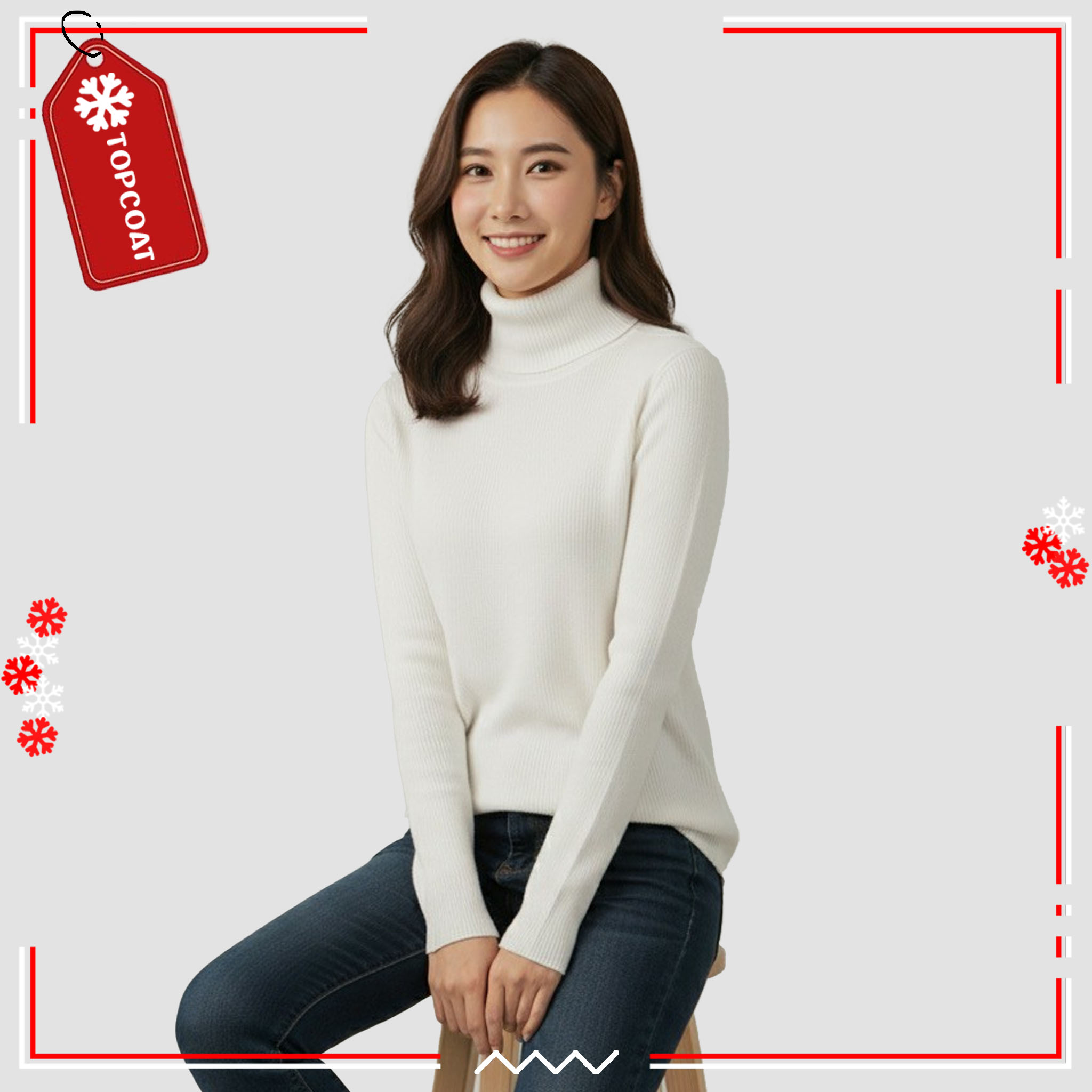 เสื้อคอเต่ากันหนาว จั้มเเขน จั้มเอว คอเต่า บุขน ผ้านิ่ม กระชับ ใส่ง่าย