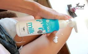 [250 มล] โลชั่นบำรุงผิวกายสูตรน้ำนมเลอสกิน (Le’ SKIN milk Body Lotion)