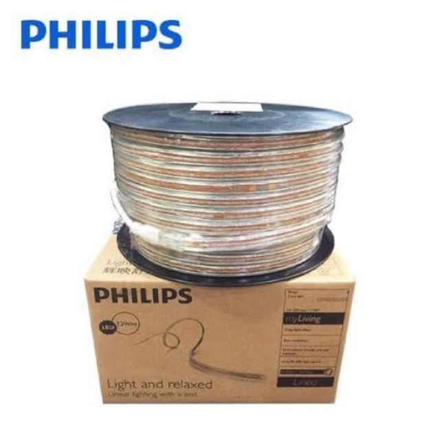 Philips สายไฟLED ไฟสายยาง ฟิลลิป์ 50เมตร 31086 Rope Light LED Strip ไฟเส้น ไฟซ่อนฝ้า LED ฟิลิปส์ ไฟสายยาง ยี่ห้อ ฟิลลิป์