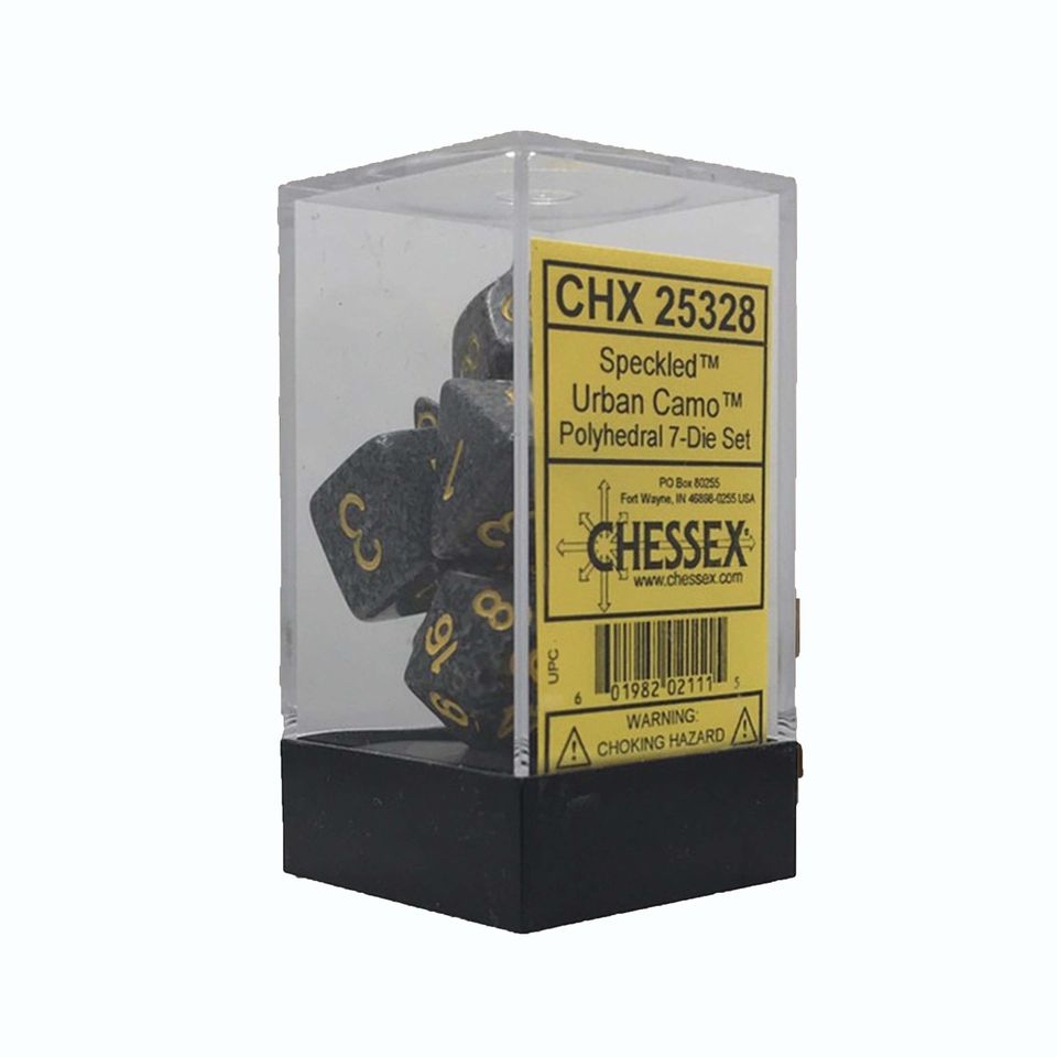 [ลูกเต๋า] Chessex: Urban Poly 7-dice Cube