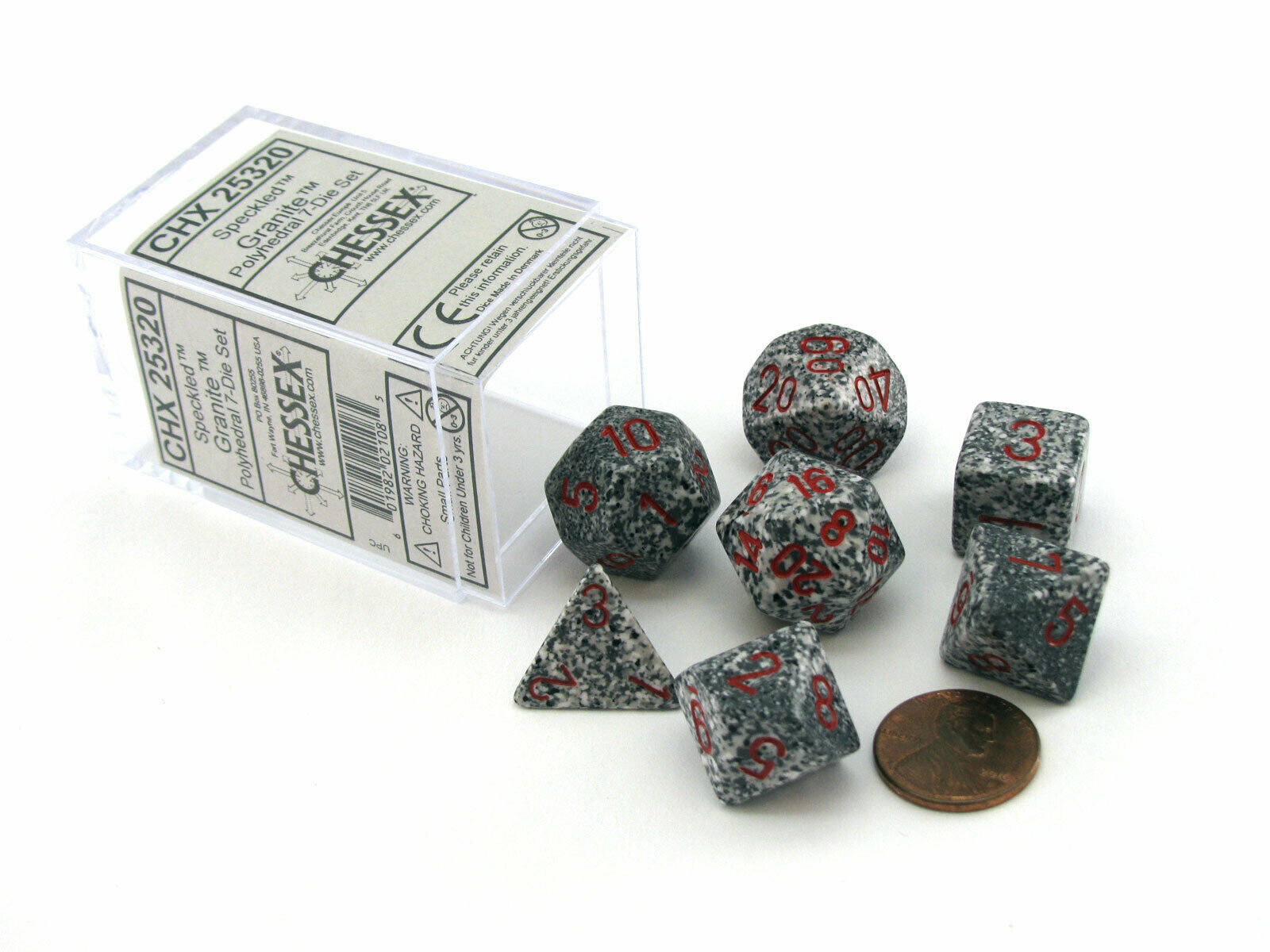 [ลูกเต๋า] Chessex: Speckled Granite Poly 7-dice