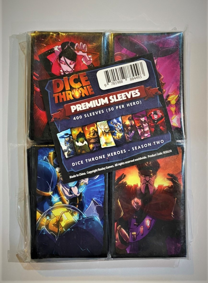 [S] Dice Throne: Heroes Season Two - Premium Sleeves x400 [KS]