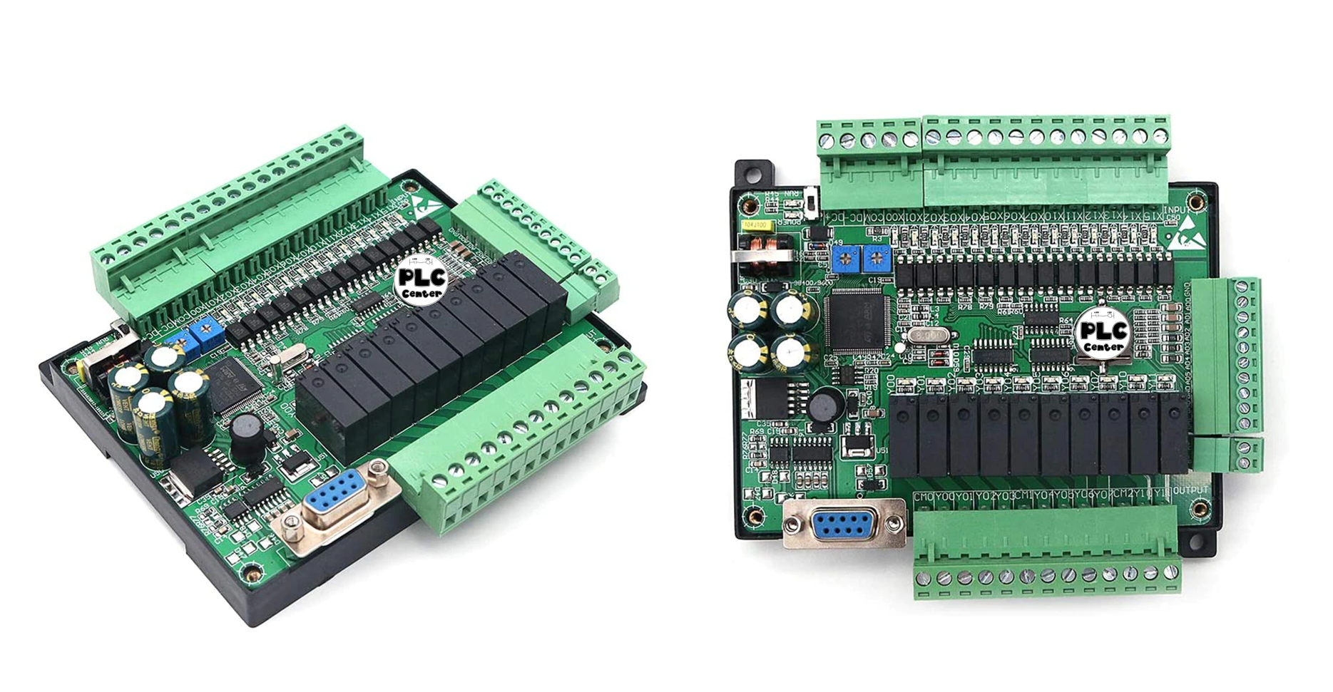 PLC BOARD FX3U-24MR+6AD+2DA+1RS485 (รุ่น TOP มีแบตเตอรี่ Backup)
