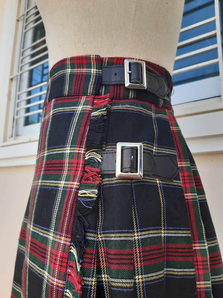 กระโปรงพลีทจีบรอบลายสก็อต