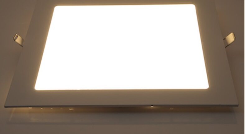 โคมพาเนลไลท์แอลอีดี Panel LED Light หน้าเหลี่ยม ขนาด 6,9,12,15,18W แสงเดย์ และแสงวอร์มไวท์ ทรงเหลี่ยม
