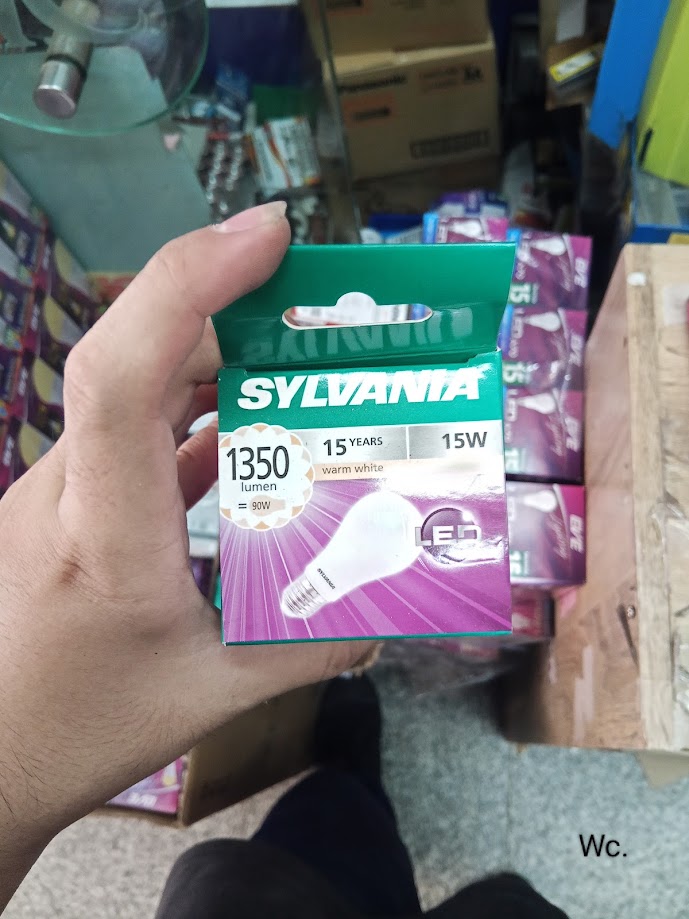 Sylvania หลอดไฟ LED ซิลวาเนีย 15W E27 รุ่นA60 LED Bright Bulb หลอดไฟ
