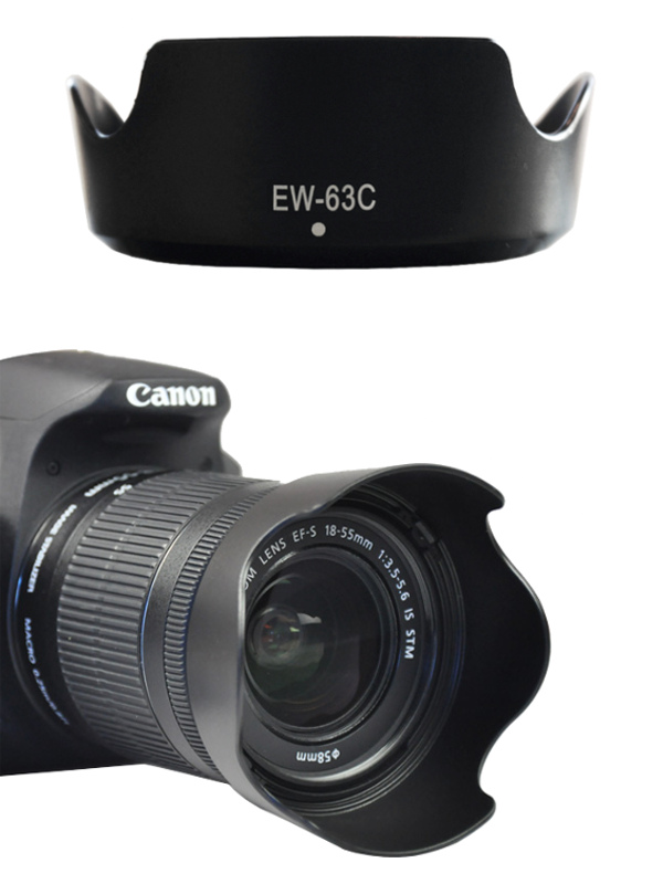 Canon Lens Hood EW-63C for EF-S 18-55 STM, RF 24-50mm f/4.5-6.3 IS STM