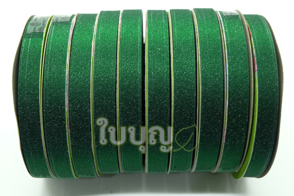 ริบบิ้นกากเพชรใส สีสด ตราTW เบอร์ 2 (ยาว 50 หลา กว้าง 1.2 cm)