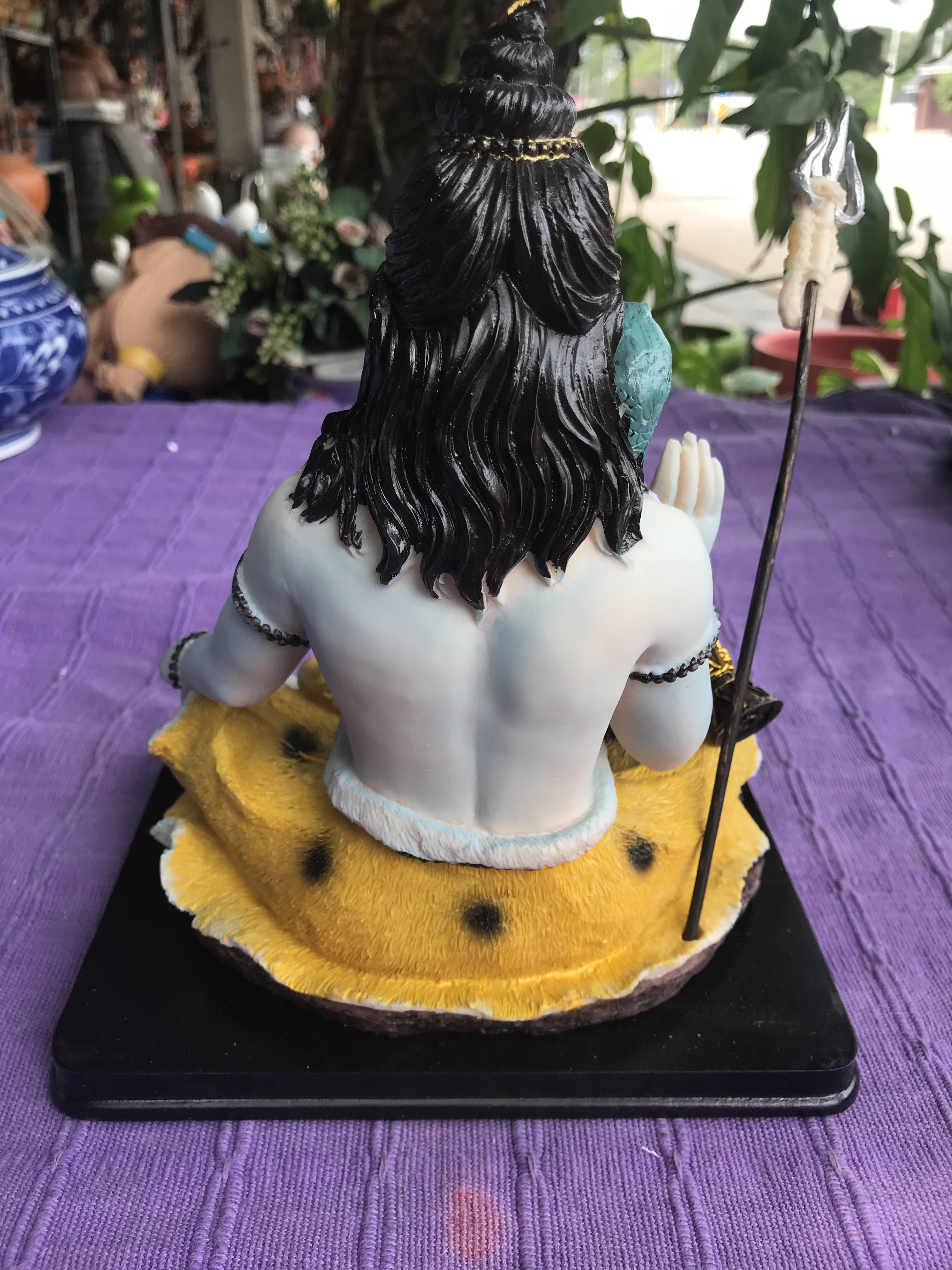 พระศิวะนั่งเสือฐานไม้7”