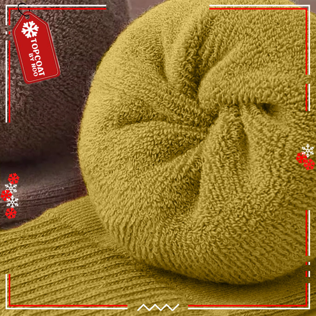 Winter Socks (Sock Heattech) Are Thick and Soft, Can Be Worn at a Maximum Temperature of 0 Degrees Topcoat.