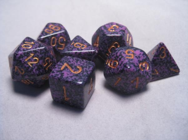 [ลูกเต๋า] Chessex: Space Poly 7-dice Cube