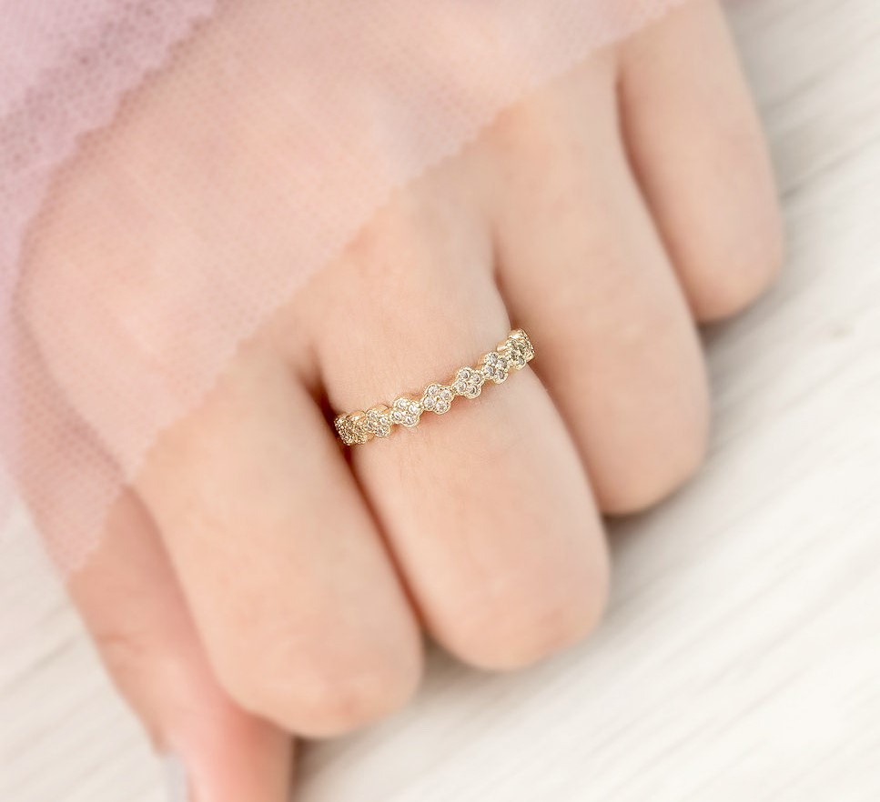 DIAMOND 18K YELLOW GOLD RING แหวน เพชร ทอง 18K Pre-order