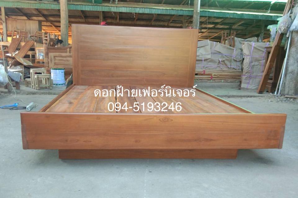 เตียงหัวสี่เหลี่ยมแบบญี่ปุ่น