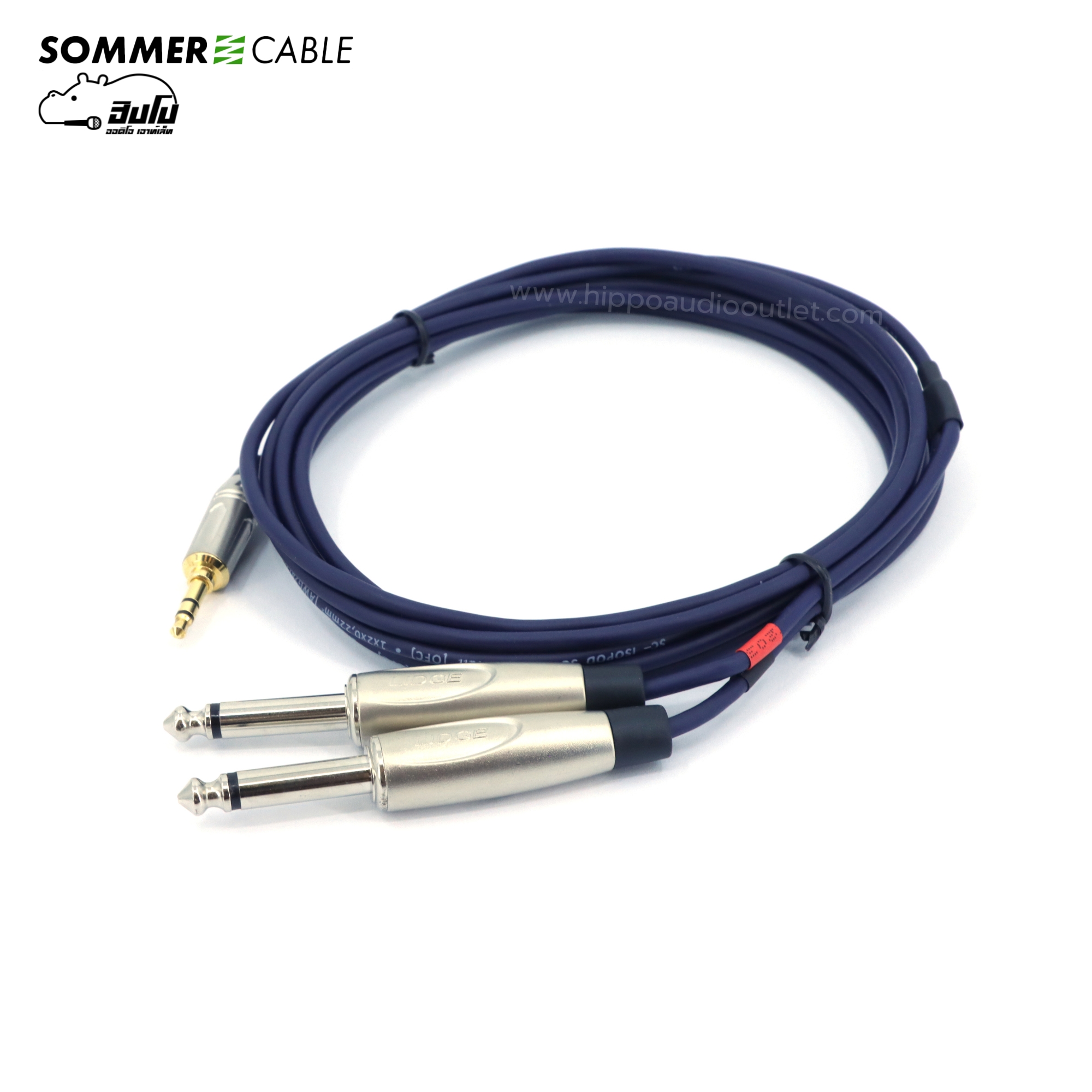 สาย SOMMER 3.5TRS 6.35 TSx2 SC B5 03 BLU(สีน้ำเงิน) (SP1)