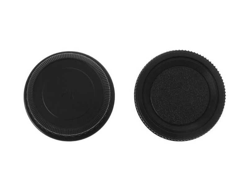 Pentax PK Mount Rear Lens Cap ฝาปิดท้ายเลนส์ + Body Cap ฝาปิดกล้อง