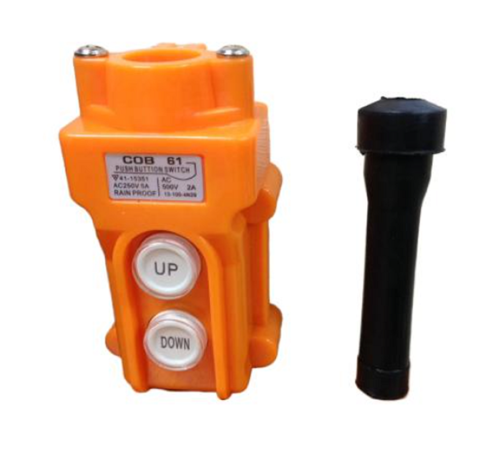 BF สวิทช์เครน สวิทช์รอกไฟฟ้า 2 ปุ่ม ผ่านแมกเนติก 250V 5A รุ่น COB-61