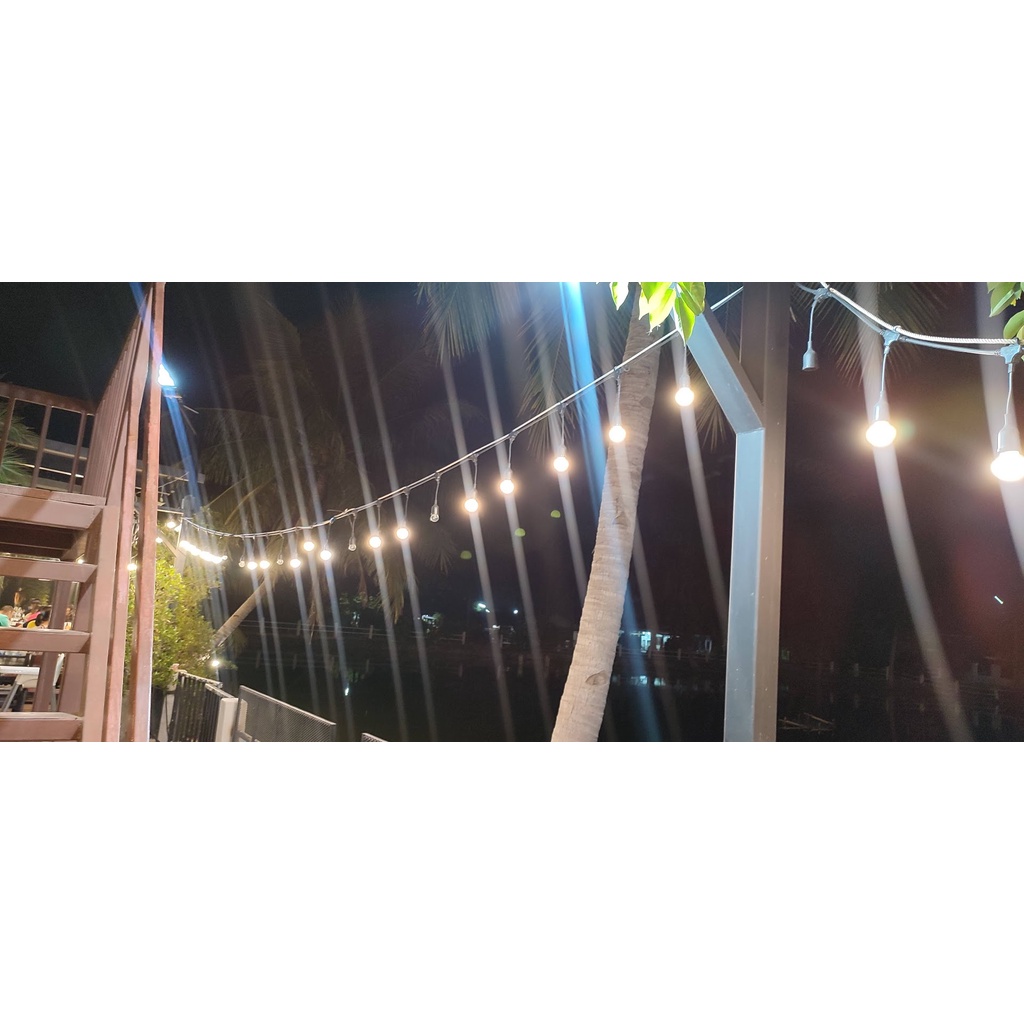 สายไฟขั้วหลอดไฟ ไฟระย้า 5เมตร 10เมตร สายไฟขั้วปิงปอง ชุดตโคมไฟกแต่งร้าน ขั้วไฟพร้อมสายไฟ สินค้าผลิตในประเทศไทย