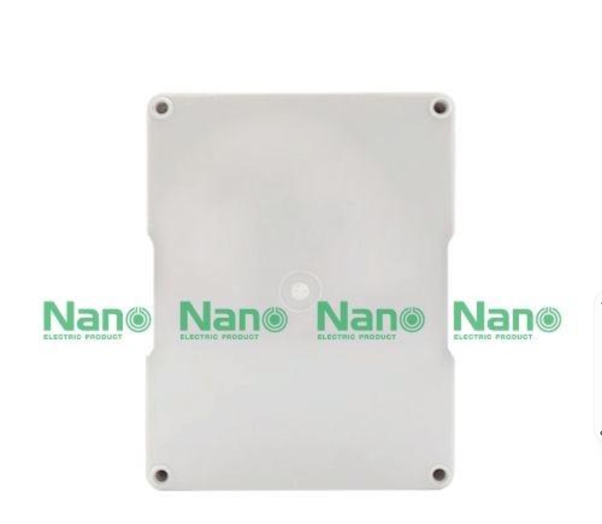 NANO กล่องกันน้ำพลาสติก PVC บ๊อกไฟฟ้า ขนาด 6x8นิ้ว รุ่น NANO-205W 1ใบ ยี่ห้อนาโน สีขาว