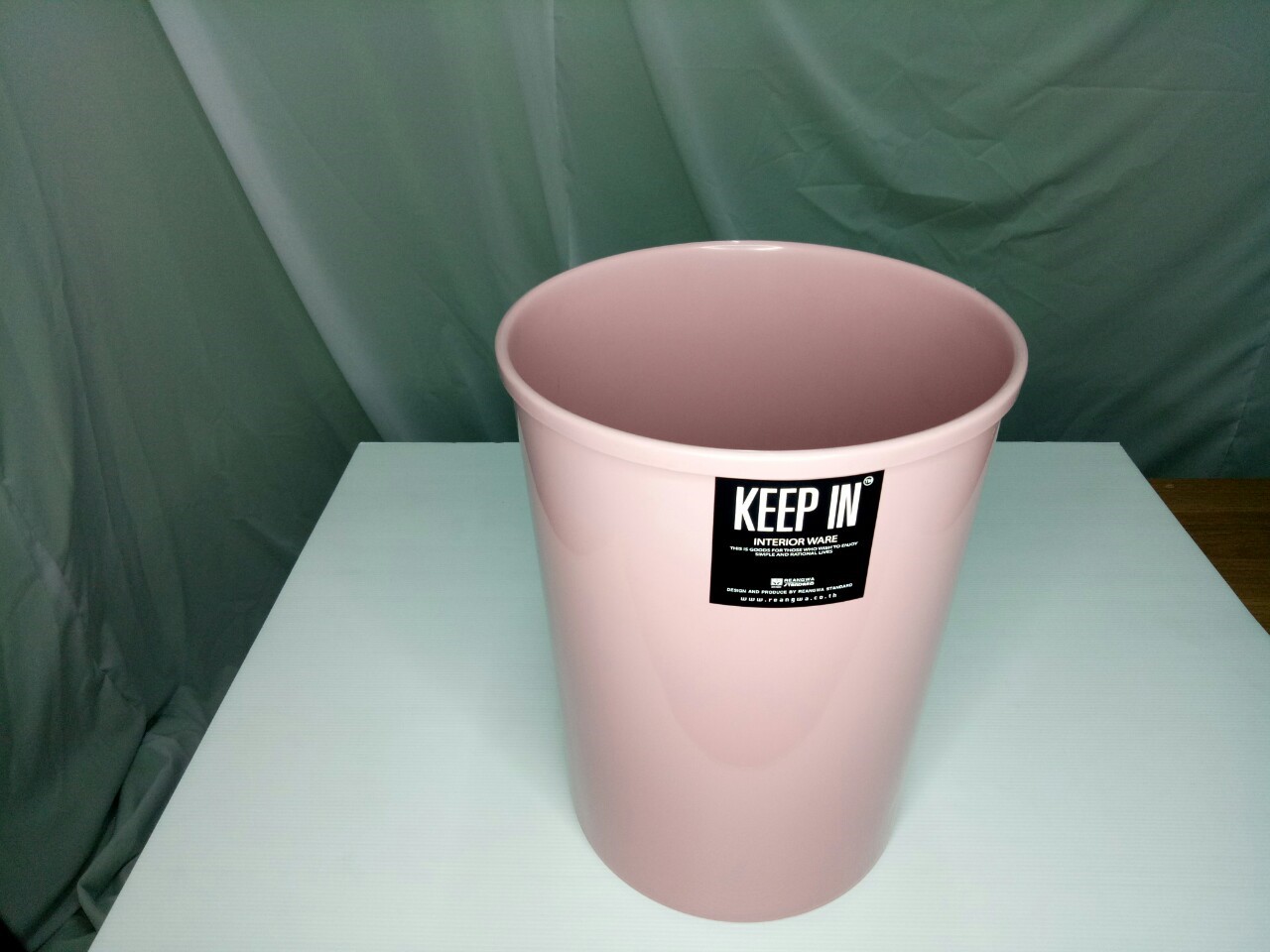 ถังขยะทรงกลม ไม่มีฝา 5 ลิตร