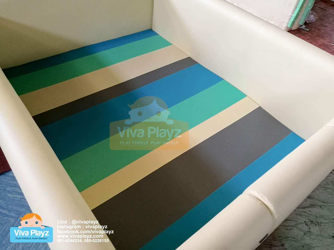 ตัวอย่างสี คอกกั้นเด็ก