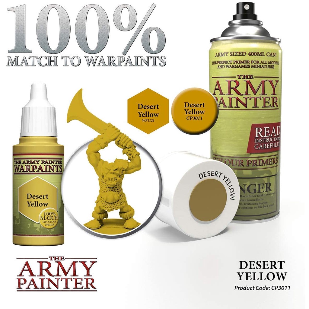 [Paint] The Army Painter Colour Primers: Desert Yellow 400 ml
