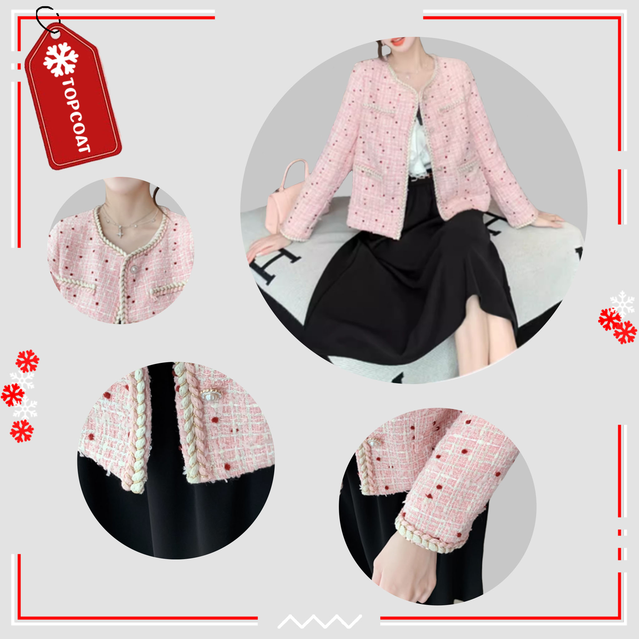 สูทผ้าทวิต ฟรีไซส์ ทรงสวย ซับในทั้งตัว