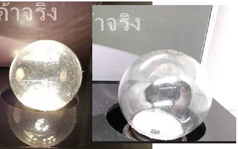 100หลอด หลอดไฟ LED 3W ขั้ว E27 แสงขาว ทรงปิงปอง ฝาใส ฝาขุ่น ยกลัง สำหรับประดับตกแต่ง ไฟงานระย้า งานเทศกาล แสงDAYLIGHT