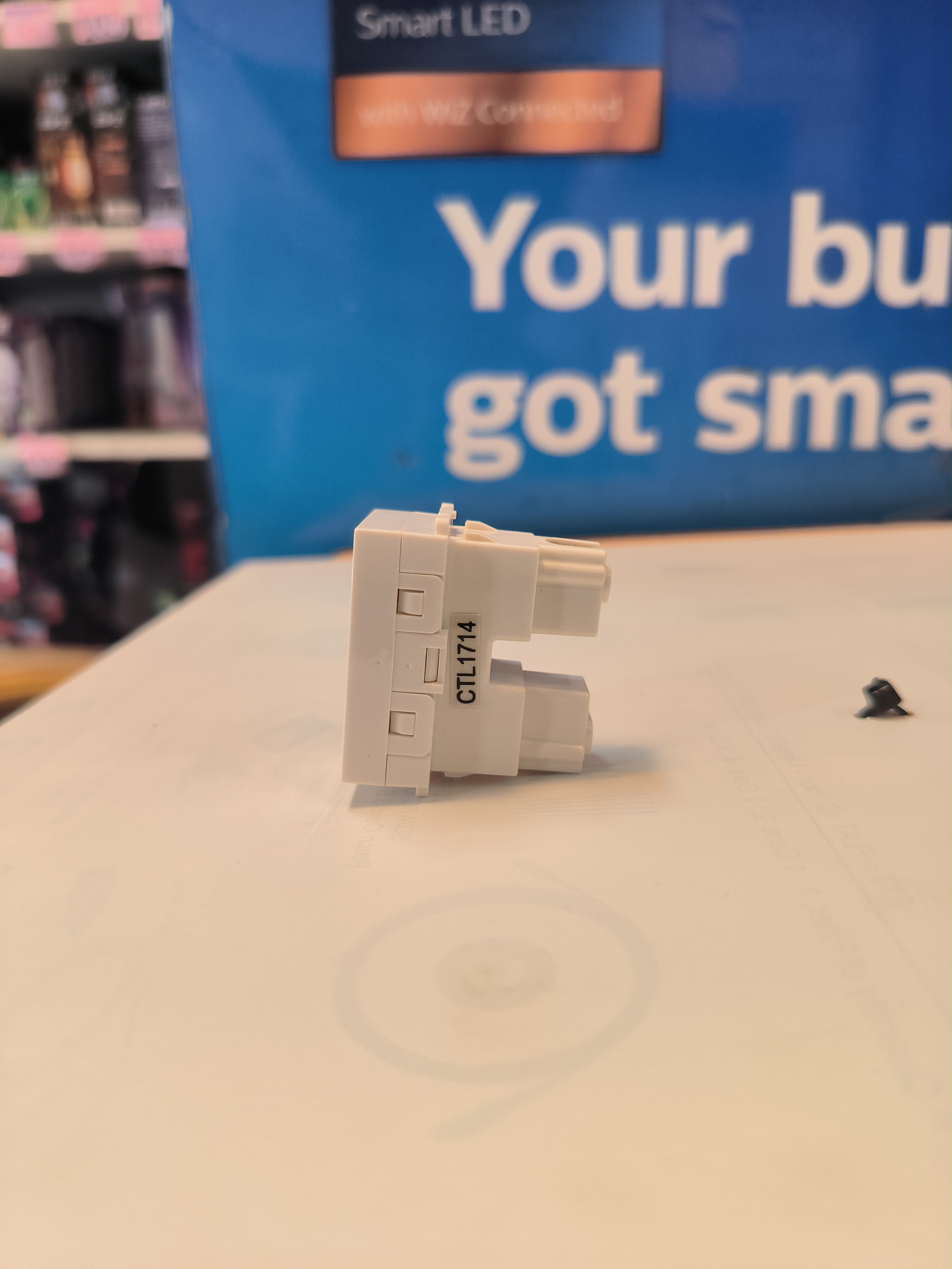 PHILIPS เต้ารับไฟฟ้าเดี่ยว ปลั๊ก ออริกามิ OrigamiStyle Simplex 2P