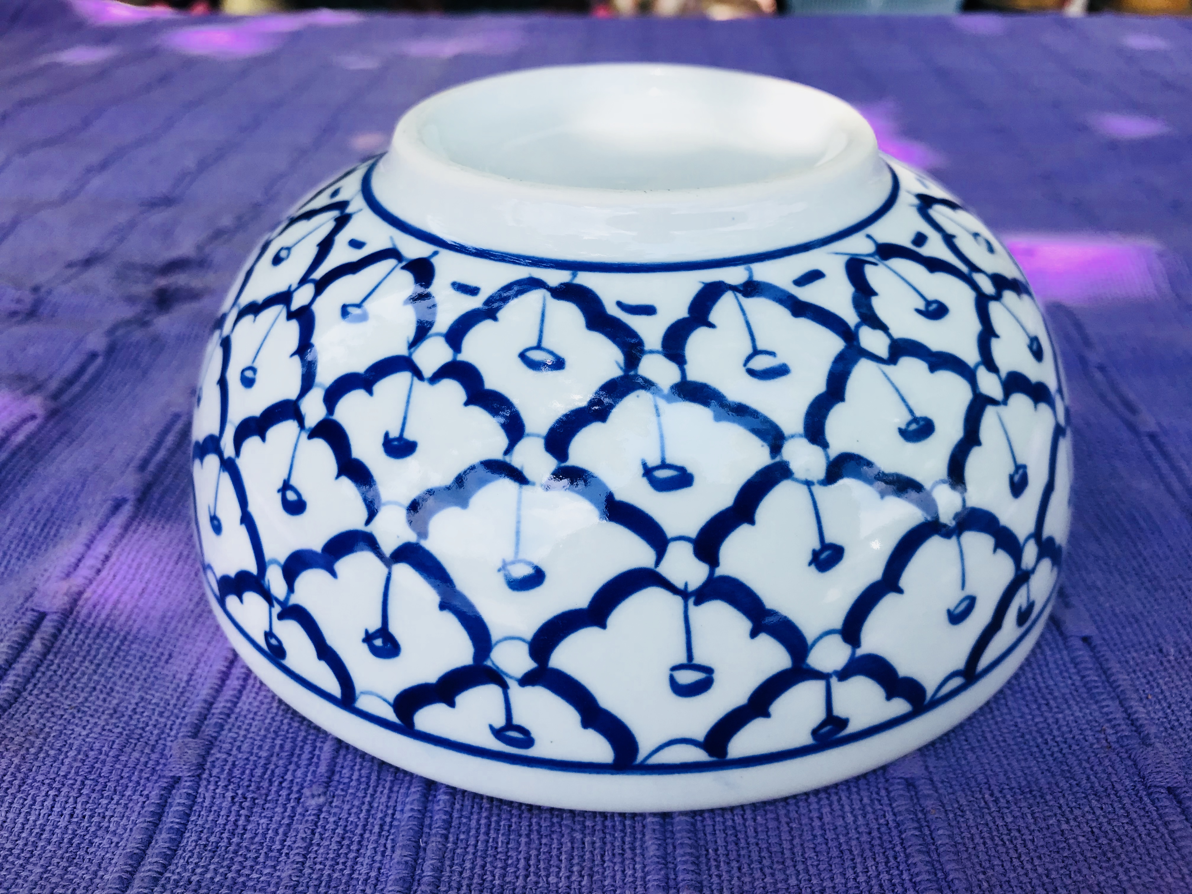 ถ้วยกลมลายไทย6"