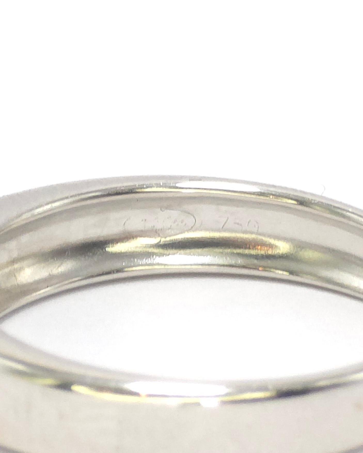 🚫ปิดการขาย(SoIdOut)🚫แหวนทองคำขาว 18K Jubilee เพชรเกสร 17 ตัง 1 เม็ด น้ำ 96(H) ความสะอาด vvs ไซส์ 51 น้ำหนัก 3.19 กรัม ราคา 10,300.- (ออกShop38500)