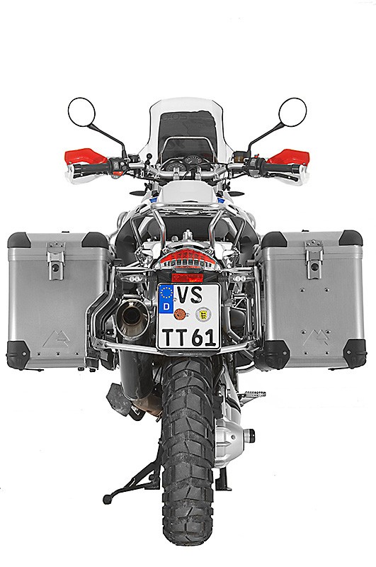 Touratech ZEGA Pro2 special system 45/45 litres with stainless steel rack for BMW R1200GS up to 2012/ R1200GS Adventure up to 2013