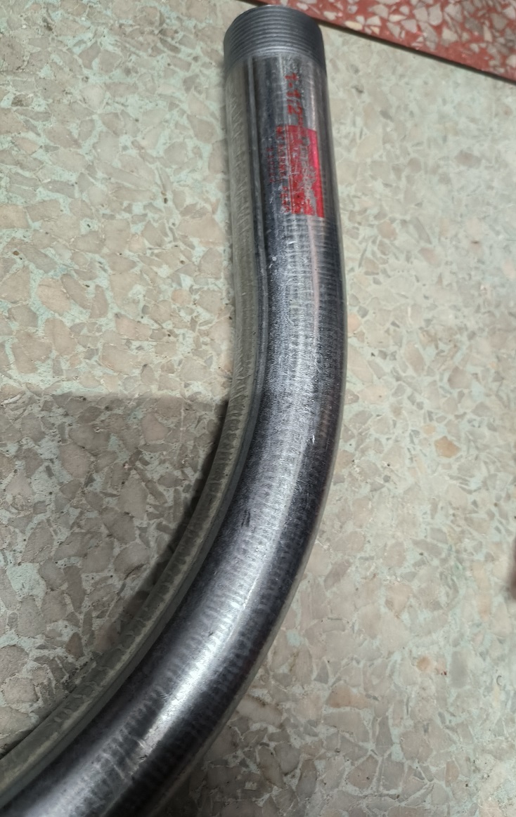 อุปกรณ์ท่อ โค้ง IMC ขนาด 90 องศา ยี่ห้อพาโซนิค ขนาด 2 นิ้ว I.M.C. ELBOW ท่อโค้งรุ่นหนา