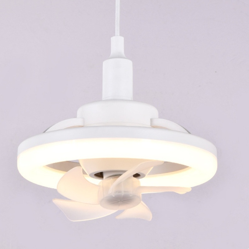 EVE โคมไฟพัดลมติดเพดาน LED E27 360° 48W 3 โหมด ปรับได้ 3000K-6000K สําหรับเรียน สํานักงาน พัดลมเพดาน 3ใบพัด