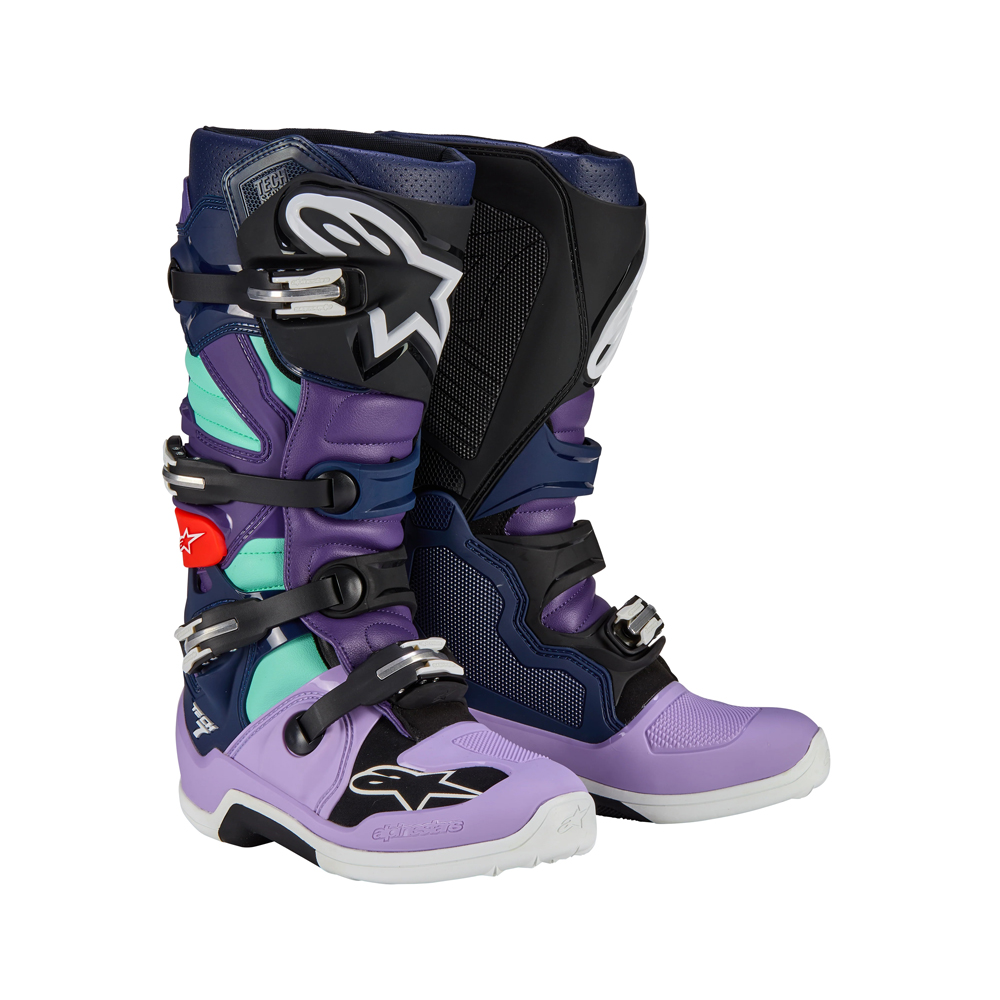 Alpinestars Tech 7 Imperial LE Boot (DOUBLE PURPLE / BLUE / BLACK)