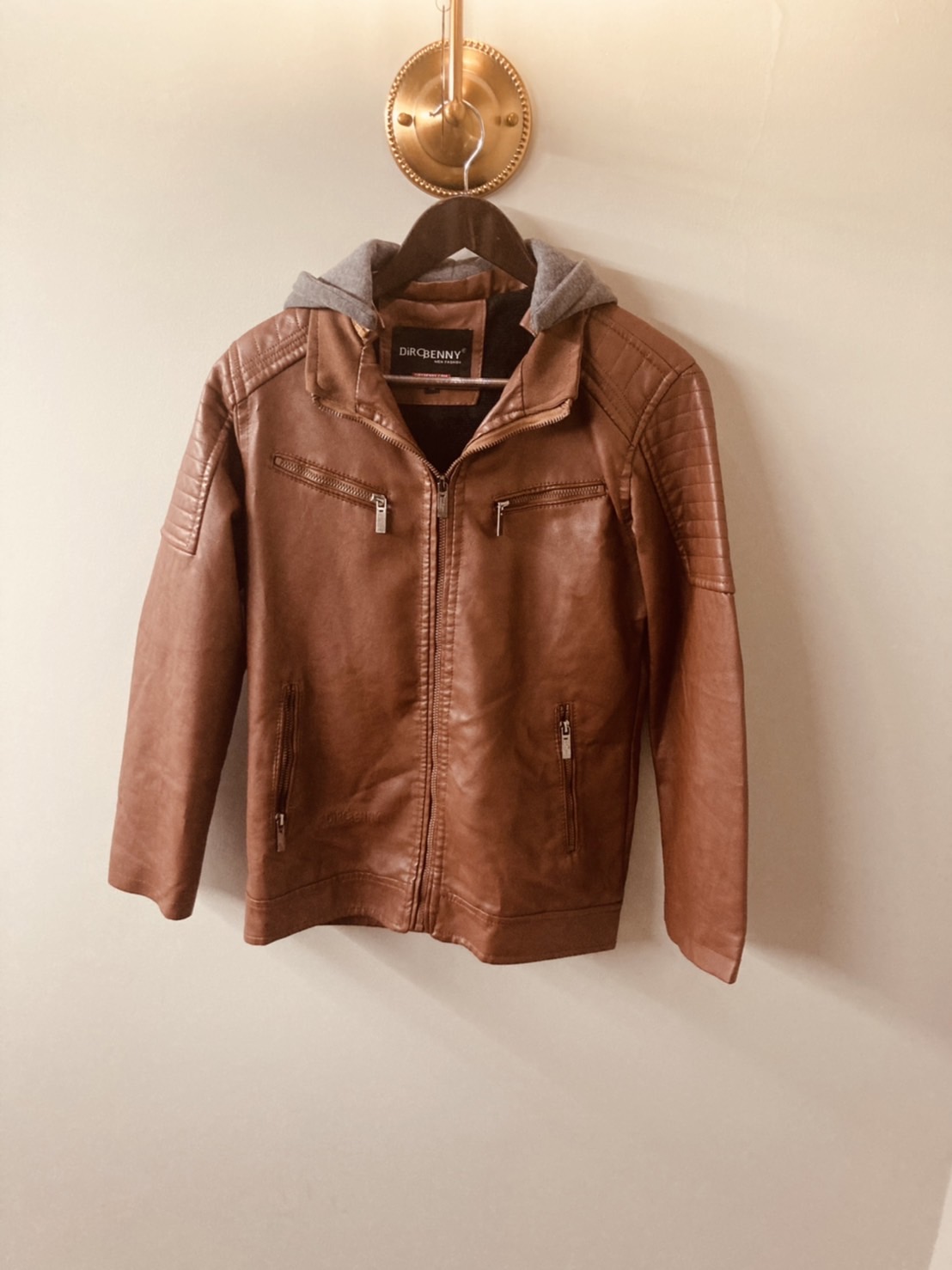 G 220216 เสื้อแจ็คเก็ตหนัง DIRCBENNY ราคาเช่า 75 บาท ต่อ 1 วัน