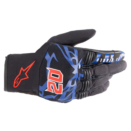 Alpinestars FQ20 COPPER GLOVES (BLACK/BLUE/BRIGHT RED)