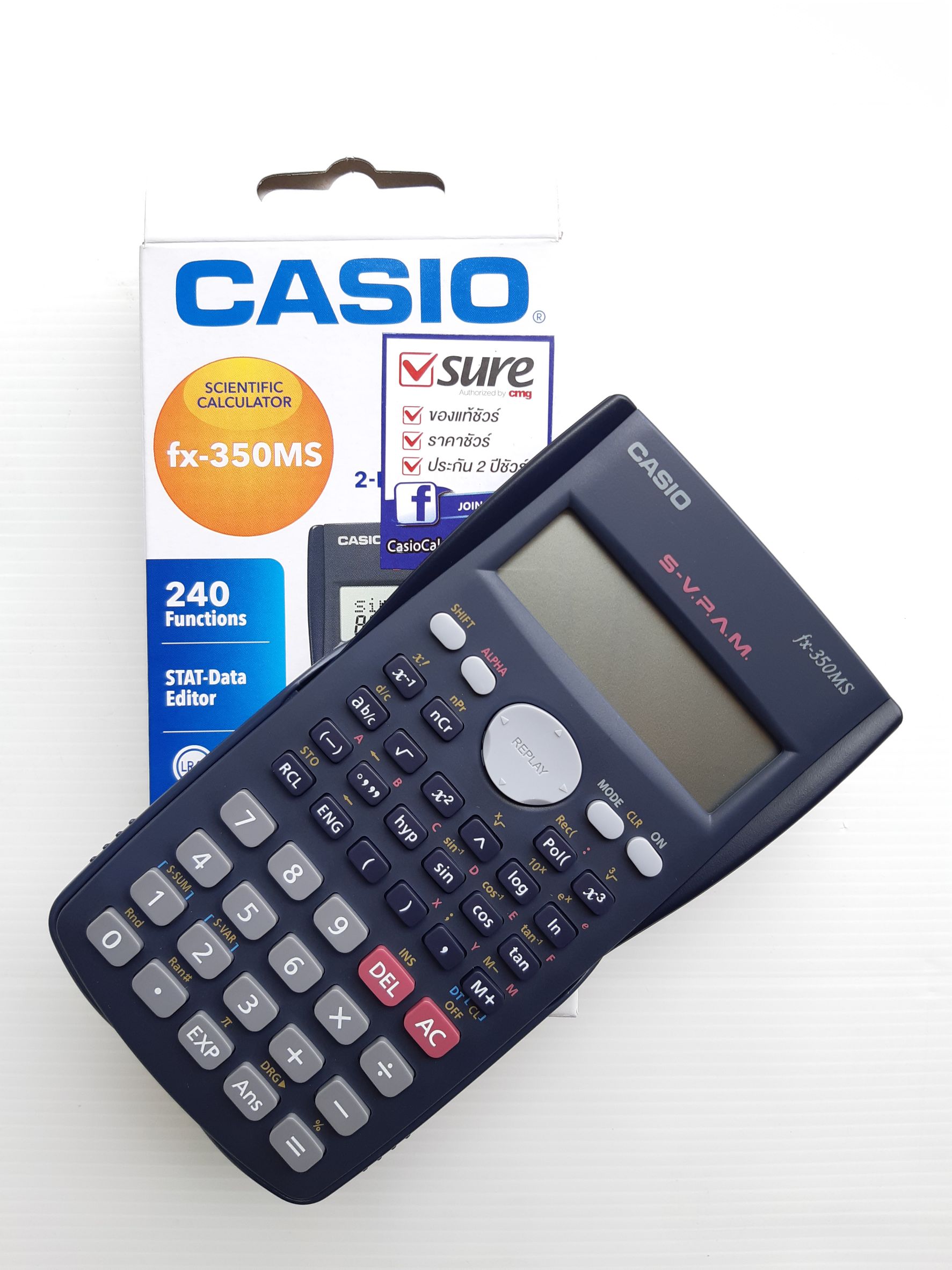 FX-350MS-240 ฟังก์ชั่น เครื่องคิดเลขเพื่อการคำนวณวิศวกรรม 02-7374802-3