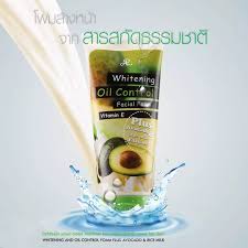 whitening oil control facial foam