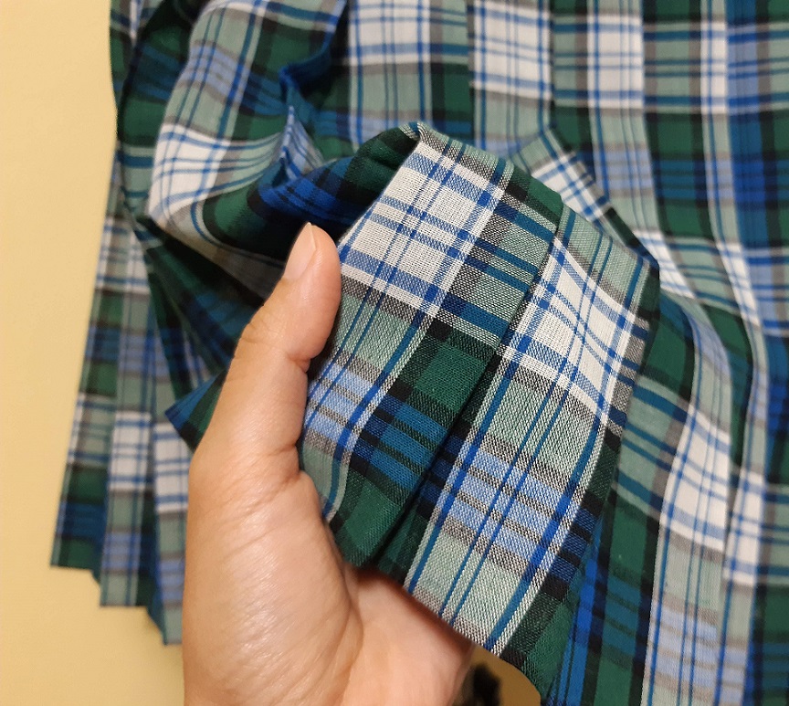 กระโปรงป้ายข้างลายสก๊อต แบรนด์ The Scoth house