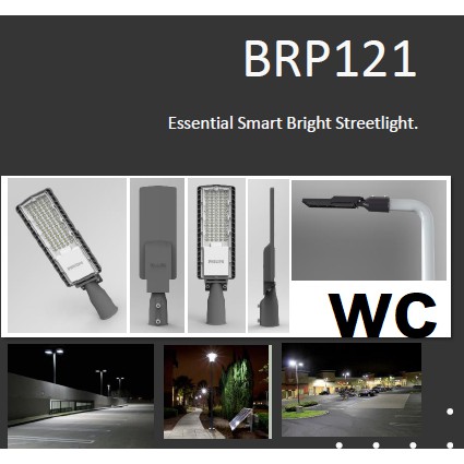 โคมไฟถนน Philips รุ่นBRP121 50W 100W Road โคมLED StreetLight PHILIPS ฟิลลิป์ แบรนด์ PHILIPS